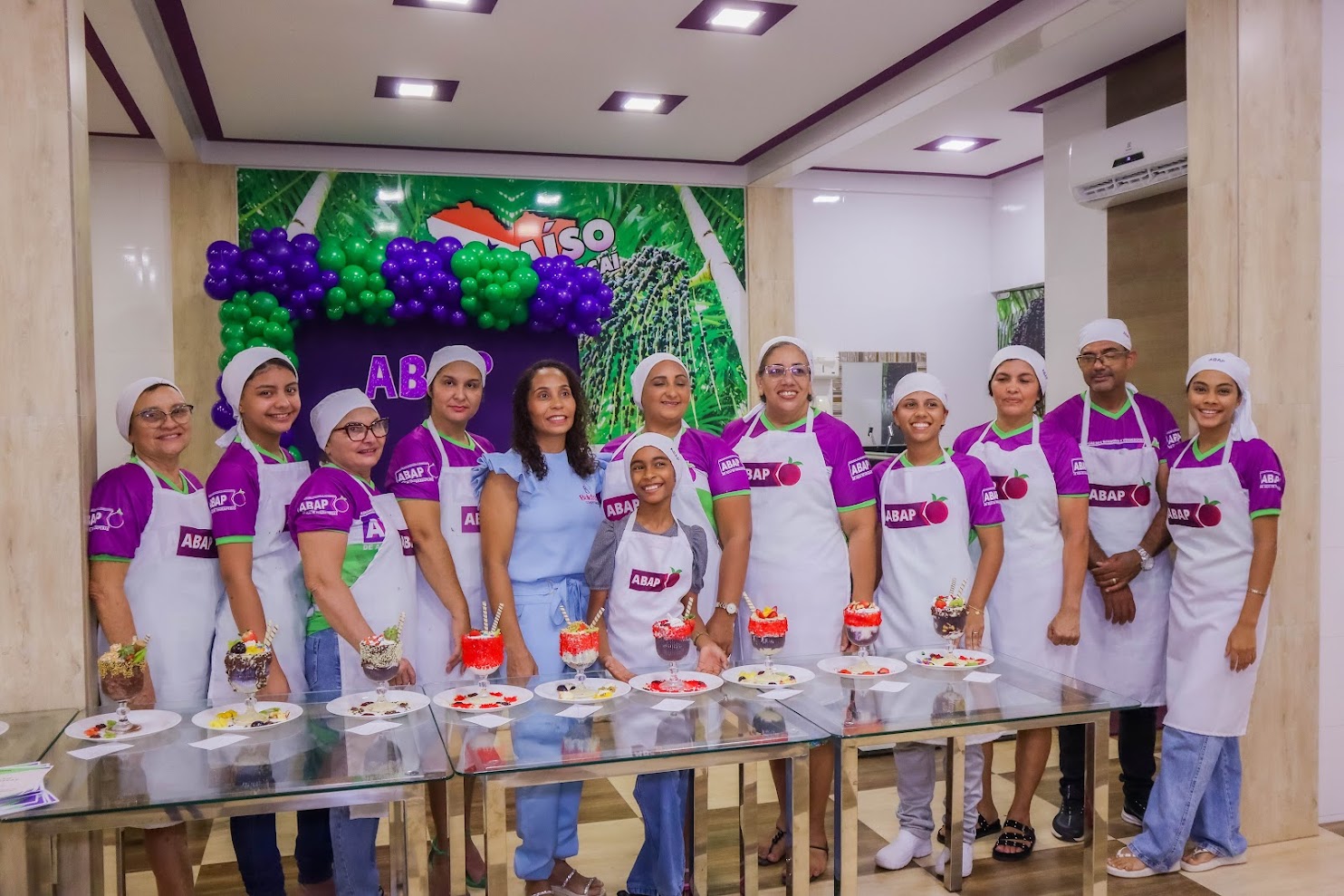 Mulheres associadas da ABAP no Concurso Gastronômico do Açaí em Parauapebas
